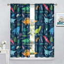 SHELIFESTYLE KIDS DINOSAUR CURTAINS DINOSAUR CARTOON ANIMALS 42X63IN - DINOSAUR2 - Like New