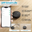 ROPVACNIC Robot Vacuum Cleaner with 3000Pa Cyclone Suction - BLACK - Like New