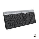 Logitech K585 Multi-Device Slim Wireless Keyboard, Built-in Cradle for Device - Like New