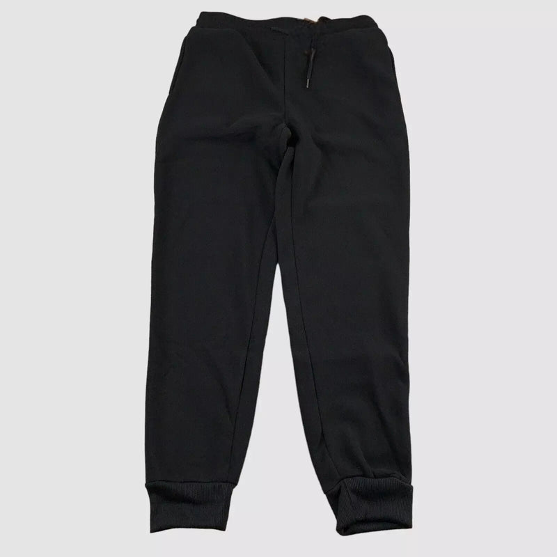 BASTION TRAIL MEN'S BLACK FLEECE DRAWSTRING JOGGER PANTS - SIZE: MEN M - BLACK - Brand New