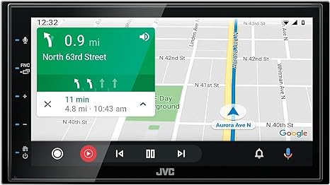 JVC Apple CarPlay Android Auto Multimedia 6.8" Touchscreen KW-M560BT - Black Like New