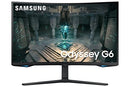 SAMSUNG 32" ODYSSEY QHD G65B CURVED MONITOR 240HZ 1MS GTG LS32BG652ENXGO - BLACK - Like New