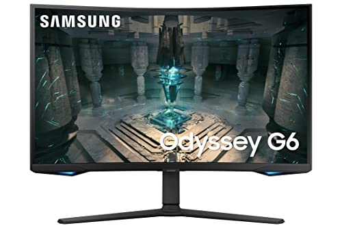 SAMSUNG 32" ODYSSEY QHD G65B CURVED MONITOR 240HZ 1MS GTG LS32BG652ENXGO - BLACK - Like New