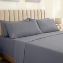 LuxClub 6 PC Bed Sheet Set w/ 18 inch Deep Pockets - Eco Friendly, Wrinkle Free - Brand New