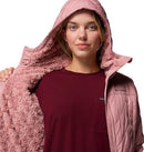 B0DK66NFC5 Columbia Womens Copper Crest II Hooded Puffer Jacket Pink Small - Brand New