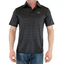 UNDER ARMOUR MEN'S PLAYOFF POLO SHORT SLEEVE GOLF SHIRT - LARGE - BLACK STRIPE - Brand New