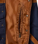 6643 Legendary Whitetails Men's Longhorn Ranchers Vest Navy/Brown L - Brand New