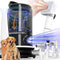 FOTING 8 in 1 Dog Grooming Vacuum & Dryer Kit Pet Grooming Dogs, Black/White - Like New