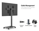 FITUEYES Mobile TV Stand with Wheels for 32-65Inch TV Screens - Like New