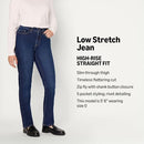 AMAZON ESSENTIALS WOMEN'S HIGH-RISE STRAIGHT LEG JEAN -SIZE M-WAIST 25.5/26M - Like New