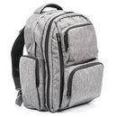 Large Capacity Diaper Bag Backpack YKK Zippers Two Packing Cubes Bably - Grey - Brand New