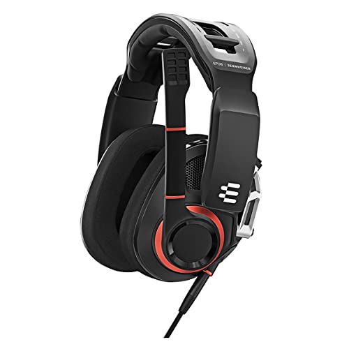 EPOS I SENNHEISER GSP 500 Wired Gaming Headset, NOISE-CANCELLING - Black/Red - Like New