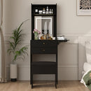 ARTETHYS SMALL VANITY DESK SET WITH 3 ADJUSTABLE MIRROR - IF018 - BLACK - Like New