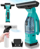 Uniqwamo Window Vacuum Squeegee Cordless Compatible Makita 18V Battery - BLUE - Like New