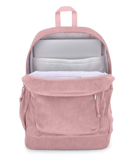 JANSPORT CROSS TOWN PLUS REMIX BACKPACK PADDED BACK PANEL - MISTY ROSE CORDUROY - Brand New