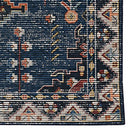 Linon Washable Larson, 2x3, B09V94SBJT - Navy/Ivory - Brand New
