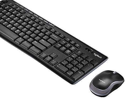 Logitech K270 WIRELESS KEYBOARD, M185 WIRELESS MOUSE COMBO, LONG BATTERY - BLACK - Like New