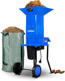 Landworks Leaf Mulcher Shredder Electric Green 120V AC 11" Cutting Blade - BLUE Like New