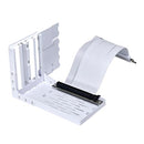 LIAN LI UNIVERSAL 4- SLOTS VERTICAL GPU KIT (WITH GEN 4 RISER) VG4-4 WHITE - Like New
