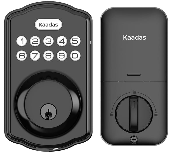 KAADAS CLASSIC DEADBOLT KEYPAD LOCK KEYPAD - OIL RUBBED BRONZE - Like New