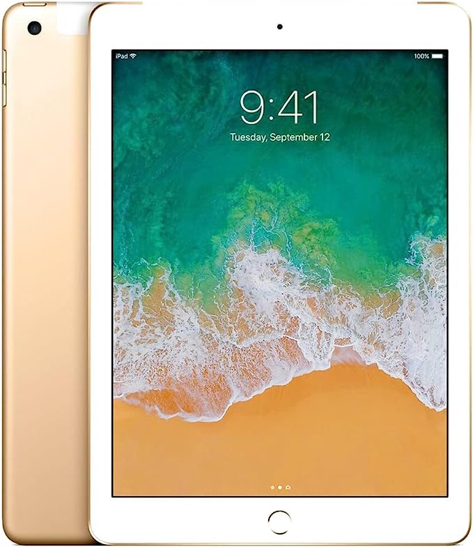 APPLE IPAD 9.7" (5TH GENERATION) 32GB - WIFI + CELLULAR MPG62LL/A - GOLD - Like New