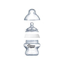 Tommee Tippee Closer to Nature Baby Bottle, Breas-Like, Extra 5oz (3 Count) Rose - Brand New