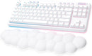 Logitech G715 Wireless Mechanical Gaming Keyboard, RGB, (GX Blue) - White Mist Like New