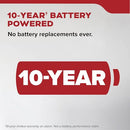 KIDDE SMOKE DETECTOR 10-YEAR BATTERY POWERED LED 85 DB ALARM 5" 3-PACK - WHITE - Like New
