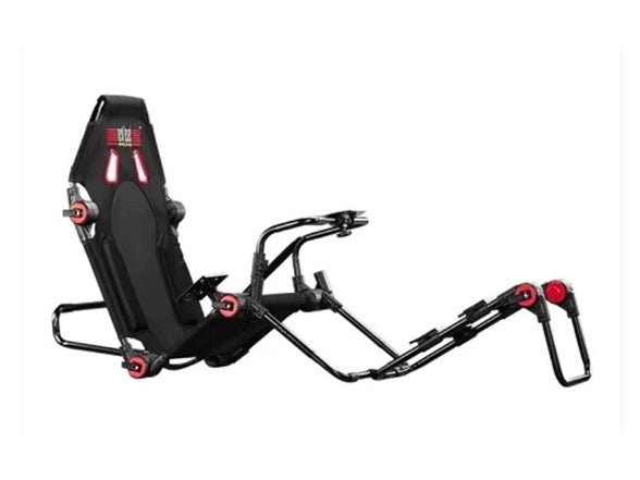 NEXT LEVEL RACING FOLDABLE SIMULATOR COCKPIT F-GT LITE - BLACK/RED - Like New