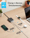 ANKER USB C CHARGER 543 65W II PIQ 3.0 & GaN 4-Port Slim Fast Wall A2046 BLACK - Like New