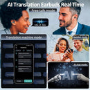 IAMJOY AI LANGUAGE TRANSLATION EARBUDS REAL TIME EARBUDS OPEN EAR CLIP - BLACK - Like New