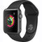 For Parts: Apple Watch Series 1 38mm Smartwatch -Space Gray Case,Black Sport Band -NO POWER