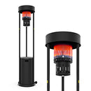 TERRA HIKER 55000 BTUS OUTDOOR PATIO COMMERCIAL GAS HEATER, WHEELS - BLACK - Like New