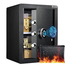 ADIMO FINGERPRINT SAFE 2.1 CUFT BIOMETRIC SAFE REMOVABLE SHELF - BLACK - Like New