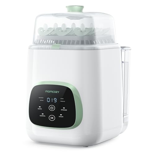MOMCOZY KLEANPAL PRO BABY BOTTLE WASHER STERILIZER & DRYER BS03 - WHITE - Like New