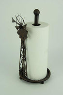 Deleon Windmill Paper Towel Holder, Rustic Bronze Metal Finish - Brand New