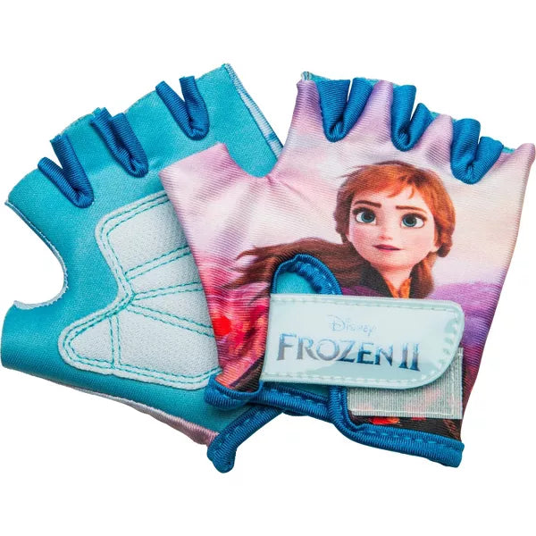 FROZEN 2 KIDS' BIKE PAD AND GLOVE SET - PURPLE/BLUE - Like New