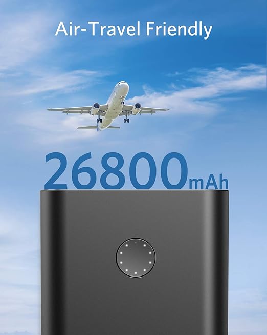 Anker PowerCore 26800mAh PD 45W 60W PD Charger Power Portable A1376 - Black - Like New