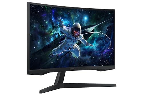 SAMSUNG 27-INCH ODYSSEY G55C SERIES QHD CURVED MONITOR LS27CG552ENXZA - BLACK - Like New