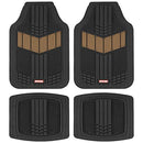 Motor Trend DualFlex™ Rubber Car Floor Mats All Weather Waterproof 4-Piece - Brand New