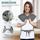 SNAILAX HEATING PAD FOR NECK AND SHOULDERS AND BACK LARGE HEATING PAD - GRAY - Like New