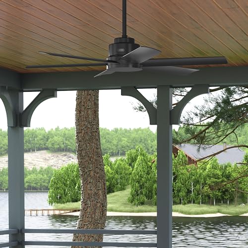 HUNTER 51180 KENNICOTT CEILING FAN 52 INCHES - MATTE BLACK - Like New