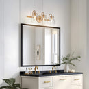 SCROPIS 3-LIGHT GOLD BATHROOM VANITY LIGHT - GOLD - Like New