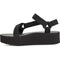 TEVA WOMEN'S W FLATFORM UNIVERSAL SANDAL - SIZE WOMEN 9 (BLACK) - Like New