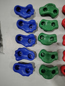 GENERIC 25PC CLIMBING HOLDS SET WITH MOUNTING HARDWARE AND SCREWS - Like New