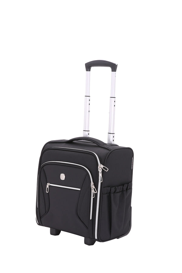 SWISSGEAR THE CHECKLITE UNDERSEAT ROLLER - BLACK - Like New