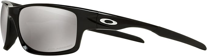 OAKLEY Canteen Sunglasses OO9225 0860 60mm Chrome Iridium/Polished Black Like New