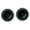 Jamo 8.5CS 8.5" Round In-Ceiling Home Theater Speakers (Pair) 94028 - White - Like New