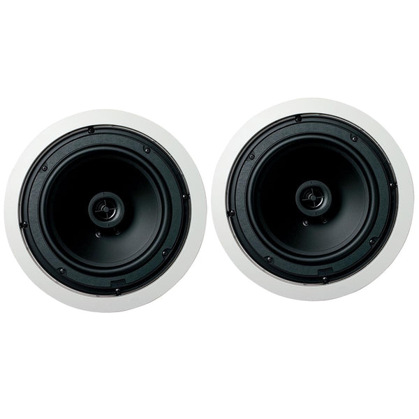 Jamo 8.5CS 8.5" Round In-Ceiling Home Theater Speakers (Pair) 94028 - White Like New