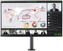 LG 32QP880-B 32'' QHD 75Hz IPS Monitor USB Type-C ErgoStand HDR10 - Black - Like New